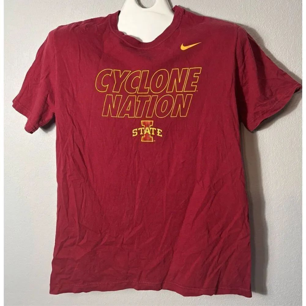Nike Iowa State Cyclones T Shirt Red Nike Size Large